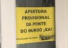 Os comerciantes da Zona Monumental recollen firmas pola apertura provisional da Ponte do Burgo