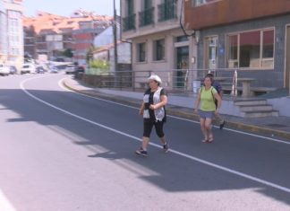 Veciños de Portosín reclaman a instalación dun paso de peóns