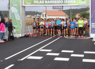 Víctor González e Tina Fernández gañan a V Carreira Popular Pilar Barreiro Senra