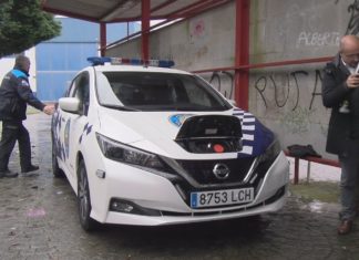 A policía local de Vilanova adquire un novo coche eléctrico A policía local de Vilanova adquire un novo coche eléctrico