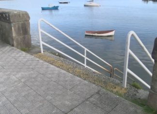 Unha muller a piques de morrer afogada na Pobra