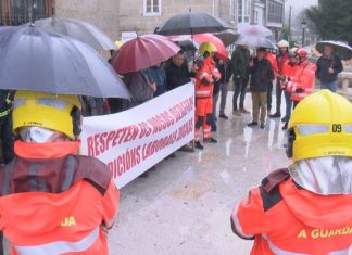 Os traballadores do GES de Valga denuncian que o seu despido é nulo