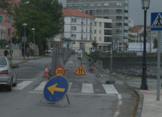 A reforma da fachada marítima de Noia concluirá antes do verán