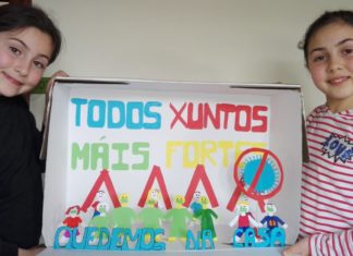 Nenos e nenas de Meis nos remiten as súas mensaxes para esta cuarentena