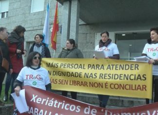 As traballadoras da residencia de maiores de Ribadumia denuncian que traballan ata 70 horas á semana