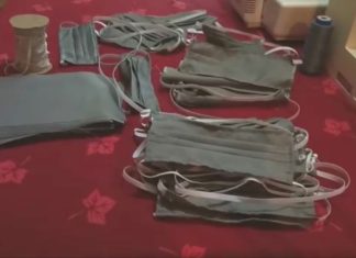 Seis costureiras colaboran co Concello de Poio na fabricación de máscaras sanitarias