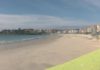 A praia de Silgar baleira é a estampa dunha Semana Santa atípica en Sanxenxo