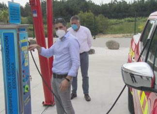 Un autolavado de Vilalonga instala unha máquina de desinfección con ozono Un autolavado de Vilalonga instala unha máquina de desinfección con ozono