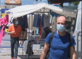 Cambados recupera o mercado ambulante estreando ubicación e medidas hixiénicas