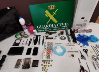 Desartellado un importante punto de venda de droga na Pobra