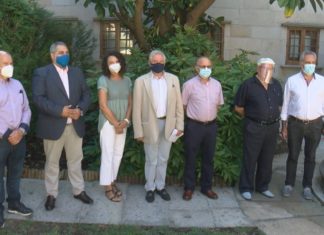 A Orde do Albariño homenaxea a sanitarios e forzas da orde nun Capítulo con aforo reducido