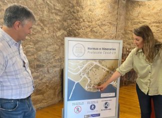 O Concello de Poio habilita un itinerario peonil en Combarro como medida “anti Covid-19”