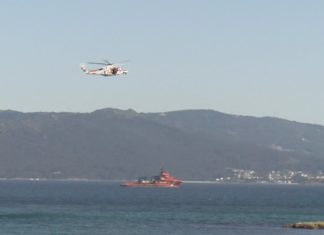 Continúa a busca dos dous mozos desaparecidos nun kaiak en Portosín