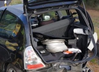 Ferida unha condutora ó saírse da vía na Autovía do Barbanza á altura de Rianxo