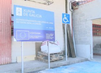 Avanzan a bo ritmo as obras de remodelación da lonxa de Testal