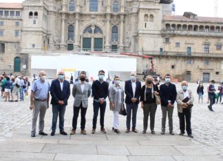 A asociación do Camiño de Muros Noia presenta o seu proxecto ó Conselleiro de Cultura