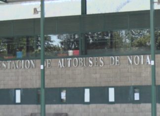 Comezan as obras de reforzo da cimentación da estación de autobuses de Noia