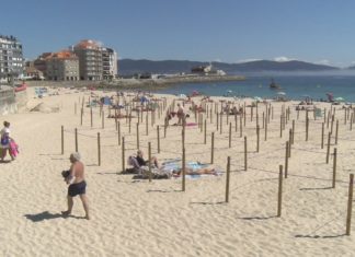 Sanxenxo valora positivamente as medidas anticovid implantadas nas praias Sanxenxo valora positivamente as medidas anticovid implantadas nas praias