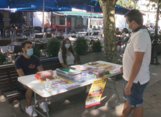 Novas Xeracións da Pobra desenvolveu unha campaña de recollida de material escolar