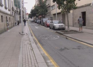 Malestar entre os veciños e comerciantes pontevedreses polo peche da rúa Alfonso XIII