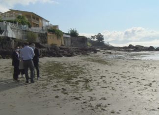 O proxecto de rexeneración da Carabuxeira comezará cunha aportación de 10 mil metros cúbicos de area O proxecto de rexeneración da Carabuxeira comezará cunha aportación de 10 mil metros cúbicos de area