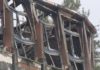 Un incendio destruíu por completo o restaurante Miramar Praia de Boiro