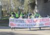 Os traballadores de Ence maniféstanse contra a Lei do Cambio Climático