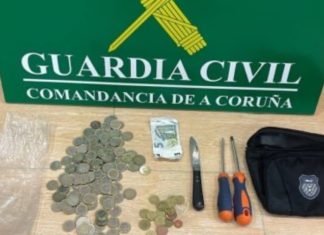 Detidas dúas persoas por un roubo a un local hostaleiro de Boiro