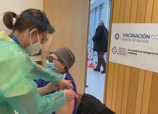Barbanza continúa coa campaña de vacinación a maiores de oitenta anos