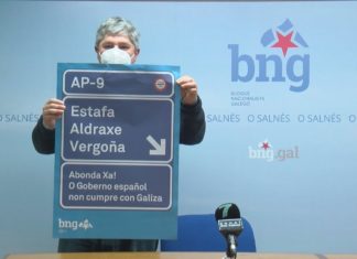 O BNG do Salnés levará unha moción a todos os concellos para esixir a trasferencia e gratuidade da AP – 9 O BNG do Salnés levará unha moción a todos os concellos para esixir a trasferencia e gratuidade da AP - 9
