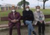 Tres trixemelgos de Vilaxoán de 83 anos, unidos para vacinarse fronte á covid Tres trixemelgos de Vilaxoán de 83 anos unidos para vacinarse fronte á covid