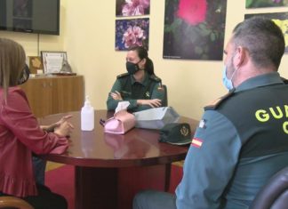 Unha muller, á fronte da Garda Civil de Cambados por primeira vez na historia