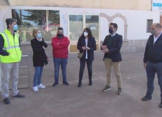 Ravella dálle plantón á Xunta no inicio das obras do cruce de San Cibrán