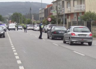 Cambados intensifica os controis policias polo nivel máximo de alerta sanitaria Cambados intensifica os controis policias polo nivel máximo de alerta sanitaria