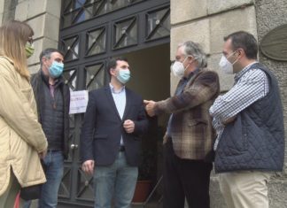 O alcalde de Caldas e o líder do PSdeG cargan contra a lei termal elaborada pola Xunta