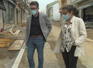 As obras de humanización da rúa da Capela estarán listas para agosto