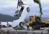 Dous mozos de Outes perden a vida ó caer ó mar co seu vehículo no peirao de Muros