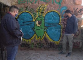 Cambados denuncia un acto vandálico no monumento do Muíño da Seca