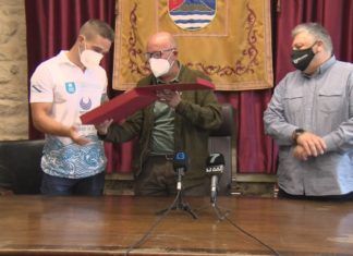 Rianxo recibe ó padexeiro Adrián Mosquera trala súa participación nos Xogos Paraolímpicos de Tokio