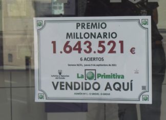 A primitiva sorrí cun millón seiscentos mil euros a ‘un veciño meco’ A primitiva sorrí cun millón seiscentos mil euros a 'un veciño meco'