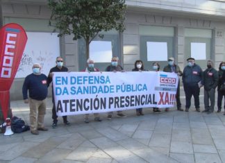 Os pensionistas de Galicia volven maniestarse en Vilagarcía por unha sanidade digna Os pensionistas de Galicia volven maniestarse en Vilagarcía por unha sanidade digna