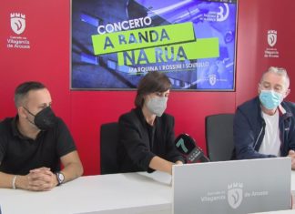 A Banda de música de Vilagarcía regresa tras un ano de parón cun concerto na Praza da Segunda República A Banda de VIlagarcía regresa tras un ano de parón cun concerto na Praza da Segunda República
