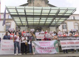 Os traballadores dos PAC de Pontevedra e O Sanlés, na rúa contra as quendas abusivas
