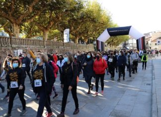 Marea solidaria en Rianxo en favor de ASANOG