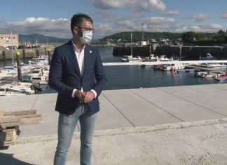 A remodelación da fachada marítima de Porto do Son afronta xa o seu tramo final