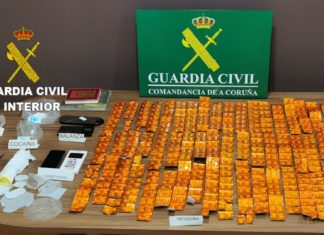 Desartellado un punto de venda de droga en Boiro