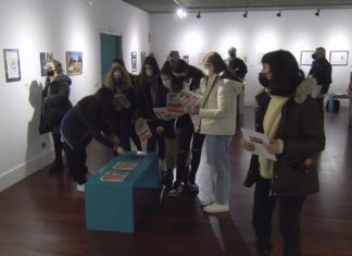 58 estudantes de Vilagarcía expoñen as súas obras artística coa exposición Saudarte 58 estudantes de Vilagarcía expoñen as súas creacións artística coa exposición Saudarte