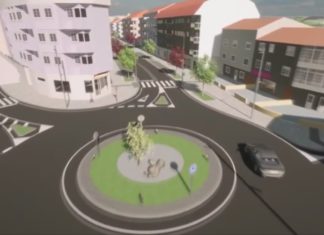 A reforma do treito urbano da PO-308 ao seu paso por Portonovo estará rematada no verán de 2023