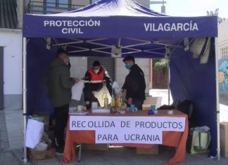 Marea solidaria dos vilagarciáns con Ucraína
