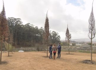 Cambados estrea a súa ‘rede de miradoiros’ cunha área de descanso con vistas ao mar en Refoxos